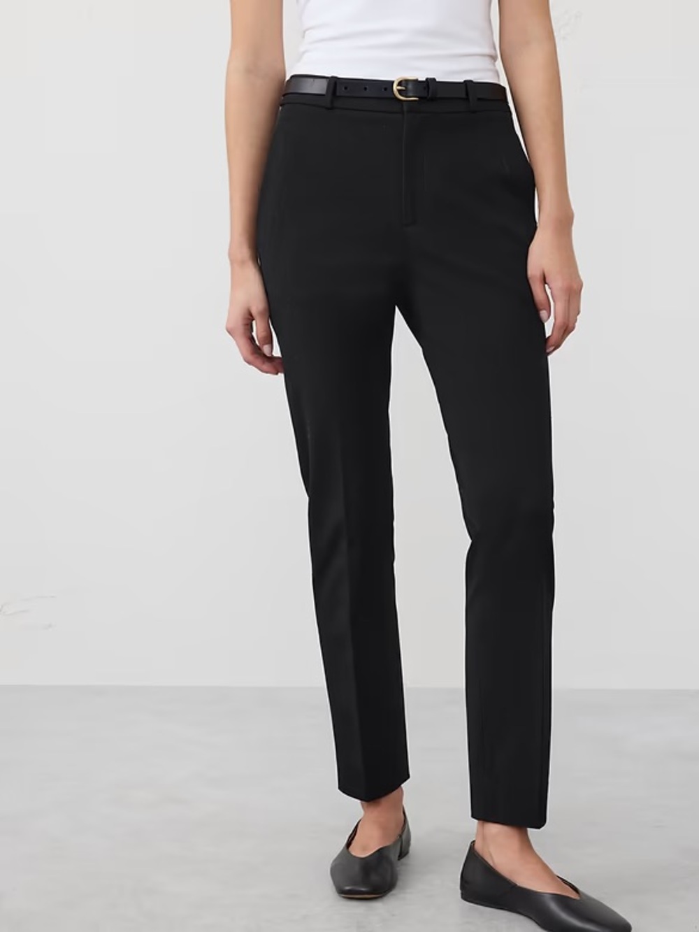 Banana Republic Factory Black Tailored Slim Pants